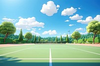 Tennis sports tennis court competition. 