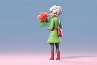Cartoon rose toy representation. AI generated Image by rawpixel.