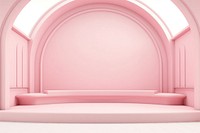 Architecture pink absence indoors. AI generated Image by rawpixel.