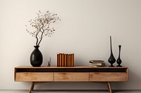 Sideboard table vase wood. 