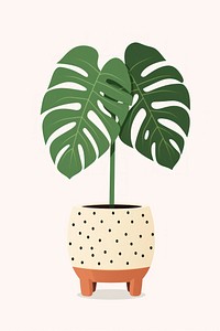 Plant pottery leaf vase. AI generated Image by rawpixel.