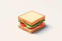 Sandwich bread lunch food. AI generated Image by rawpixel.