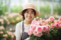Flower rose smile plant. AI generated Image by rawpixel.