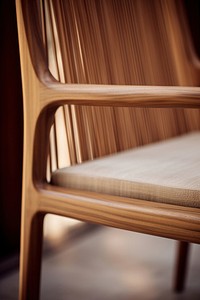 Chair wood furniture architecture. AI generated Image by rawpixel.