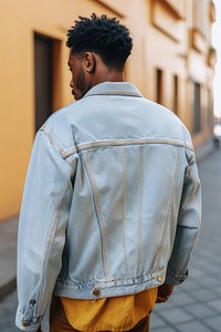 Jacket person jeans adult. AI generated Image by rawpixel.