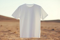 T-shirt outdoors sleeve white. 