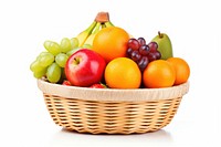 Basket fruit plant food. AI generated Image by rawpixel.