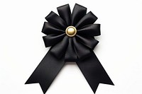 Jewelry ribbon black bow. 