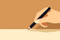 Pen holding pencil paper. AI generated Image by rawpixel.