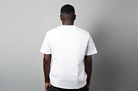 T-shirt apparel sleeve white. 