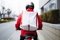 Jacket vehicle bicycle cycling. AI generated Image by rawpixel.
