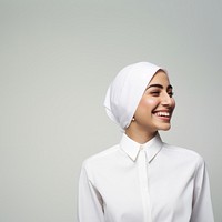Female adult smile happy. 