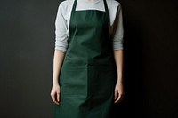 Apron green midsection outerwear. 