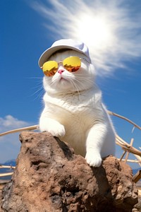 Sunglasses photography outdoors animal. 