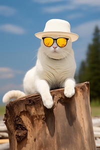 Photography sunglasses portrait animal. 