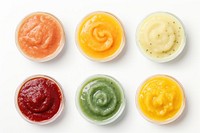 Food bowl white background condiment. AI generated Image by rawpixel.
