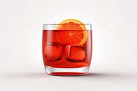 Drink cocktail negroni fruit. 