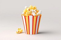 Popcorn snack movie food. AI generated Image by rawpixel.