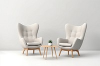Furniture armchair table comfortable. AI generated Image by rawpixel.