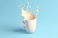 Milk cup mug refreshment. AI generated Image by rawpixel.