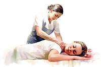 Therapy patient massage adult. AI generated Image by rawpixel.