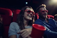 Love glasses watching smiling. 