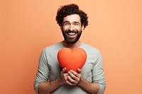 Love smiling adult heart. AI generated Image by rawpixel.