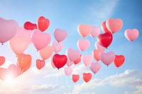 Love balloon heart. AI generated Image by rawpixel.