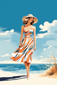 Fashion outdoors summer nature. AI generated Image by rawpixel.
