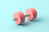 Dumbbell sports gym weightlifting. 