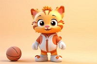 Basketball plush cute toy. 