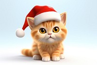 Christmas mammal animal kitten. AI generated Image by rawpixel.