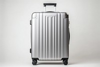 Luggage suitcase silver technology. AI generated Image by rawpixel.
