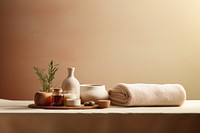 Towel spa container seasoning. AI generated Image by rawpixel.