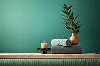 Towel plant home spa. AI generated Image by rawpixel.