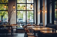 Restaurant architecture cafeteria furniture. 