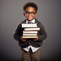 Glasses book publication portrait. 