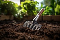 Garden tool gardening outdoors. 