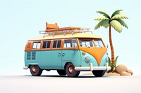 Van vehicle minibus car. AI generated Image by rawpixel.