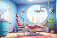 Architecture furniture hospital cartoon. AI generated Image by rawpixel.