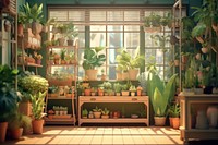 Plant gardening window nature. AI generated Image by rawpixel.
