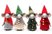 Christmas plush mouse doll. AI generated Image by rawpixel.