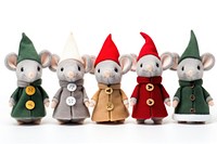 Christmas mouse doll toy. 