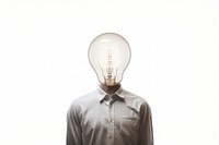 Light lightbulb adult human. AI generated Image by rawpixel.