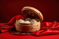 Basket food red xiaolongbao. AI generated Image by rawpixel.