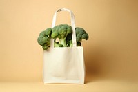 Vegetable bag broccoli handbag. AI generated Image by rawpixel.