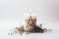 Candle celebration candlestick decoration. AI generated Image by rawpixel.