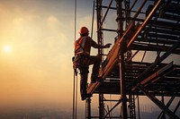 Construction protection working helmet. 