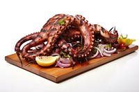Octopus seafood animal invertebrate. AI generated Image by rawpixel.
