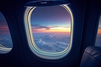 Window airplane porthole aircraft. 